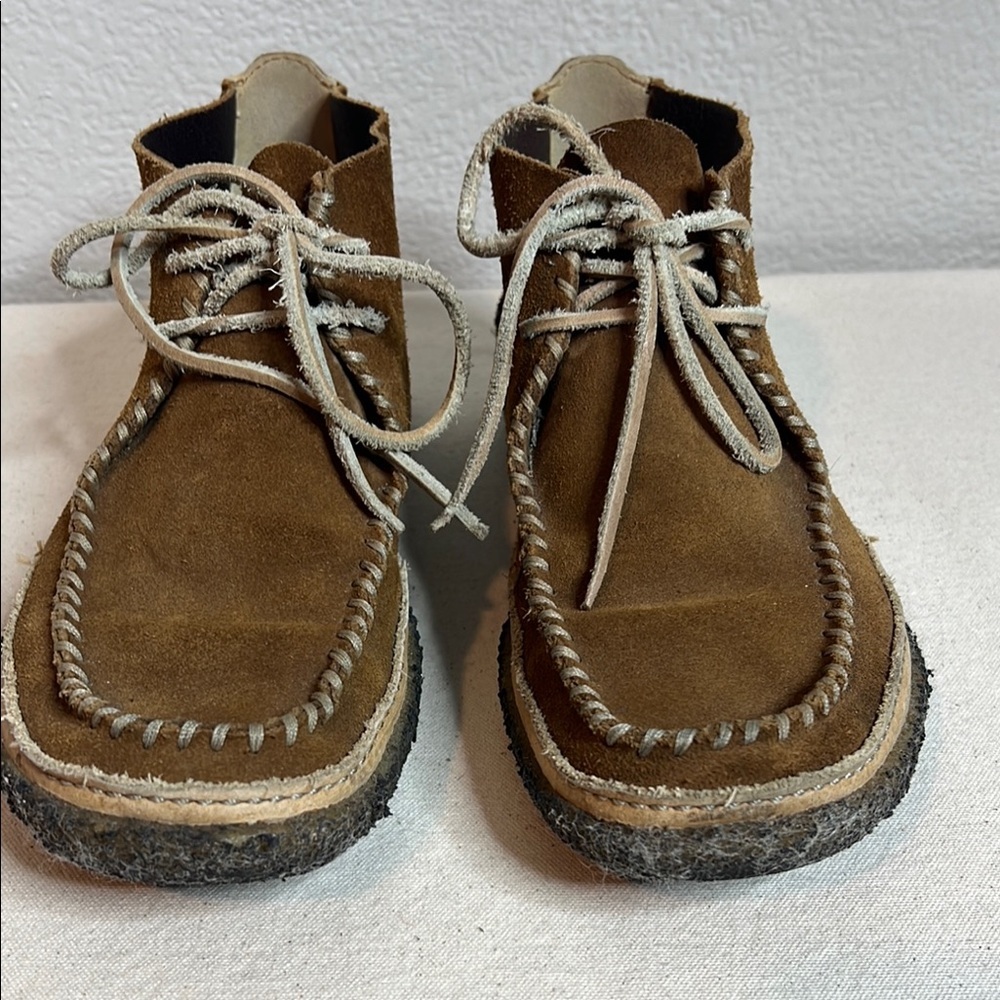 Clarks Originals Men’s Desert Trek Moc Toe Boots | Size 9.5M | Suede Leather